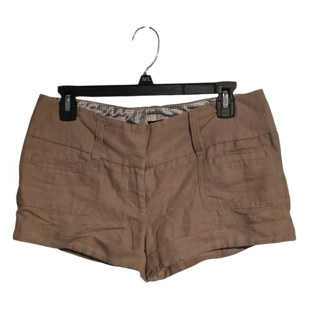 2B Bebe Women's Kaki Short Shorts